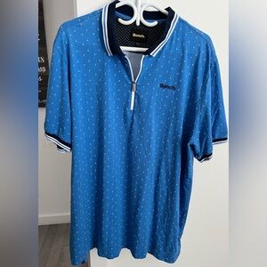 Bench Navy Polo Shirt with White Accents